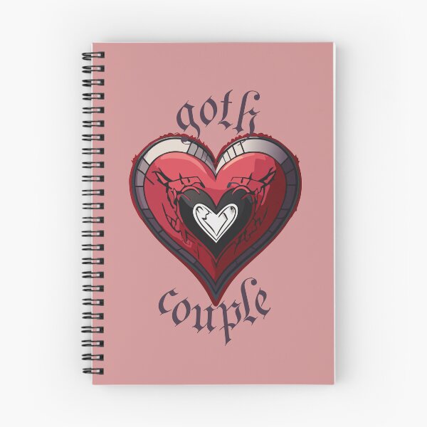 Item preview, Goth couple heart designed and sold by Blueberry Shake.