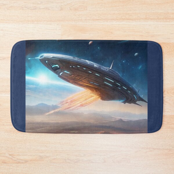 Item preview, A spaceship floating among planets and stars designed and sold by Great-store4U.