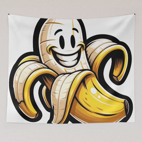 Item preview, Happy Peeled Banana designed and sold by StickaTime.