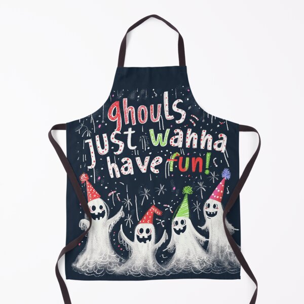 Item preview, Ghouls Just Wanna Have Fun, Party Ghosts, Party Ghouls, Funny Halloween designed and sold by PrintShangri-La.
