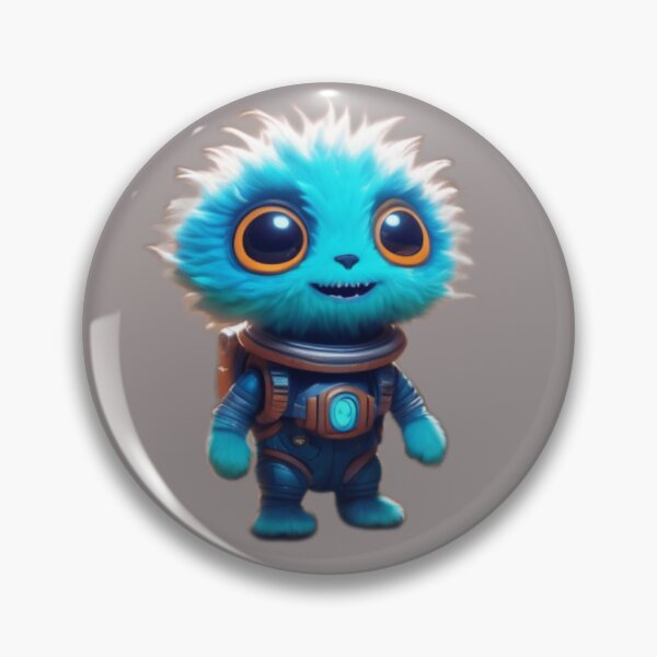 Item preview, Little fluffy spaceman  designed and sold by BubbleTextBox.