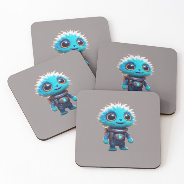Item preview, Little fluffy spaceman  designed and sold by BubbleTextBox.