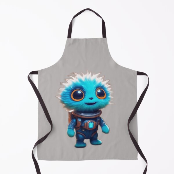 Item preview, Little fluffy spaceman designed and sold by BubbleTextBox.