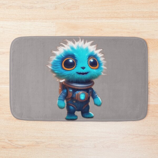 Item preview, Little fluffy spaceman  designed and sold by BubbleTextBox.