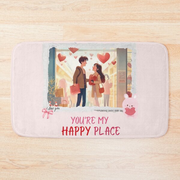 Item preview, you are my happy place, valentines special. designed and sold by Pawimon.