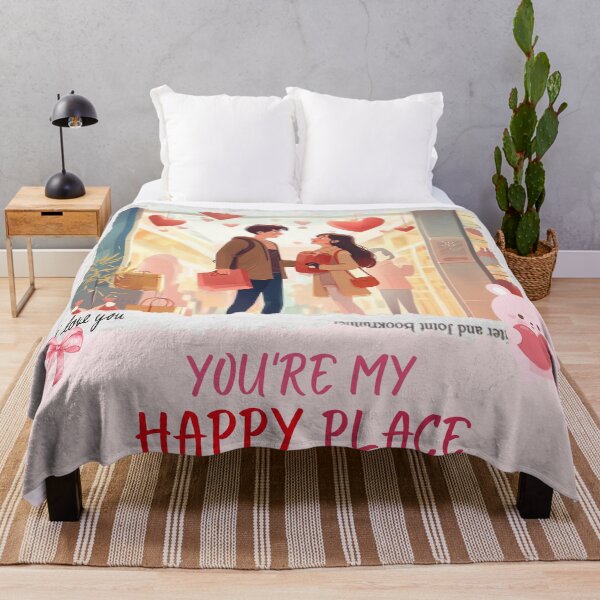 Item preview, you are my happy place, valentines special. designed and sold by Pawimon.