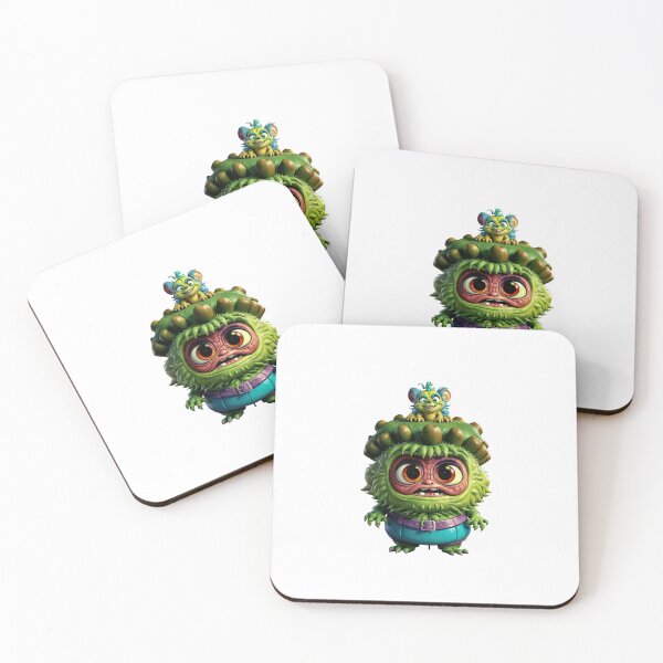 Item preview, A magical encounter: The green creature and his companions designed and sold by angeltureko.