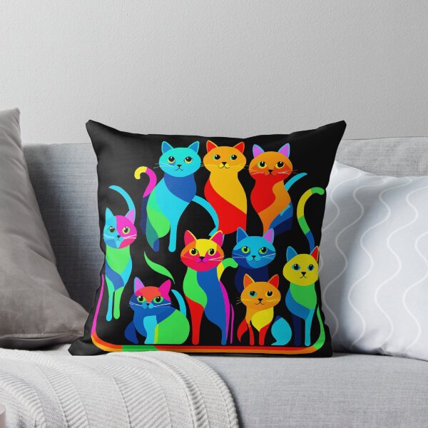 Artikelvorschau, Kopie von Regenbogenkatzen in der Tasche entworfen und verkauft von malecart.