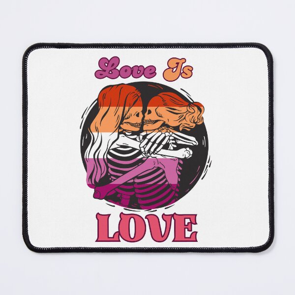 Item preview, Love Is Love - Skeleton Lesbian Couple designed and sold by Kawaii-n-Spice.