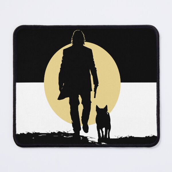Item preview, Baba Yaga With His Beloved Dog Minimalist Art designed and sold by PrintShangri-La.