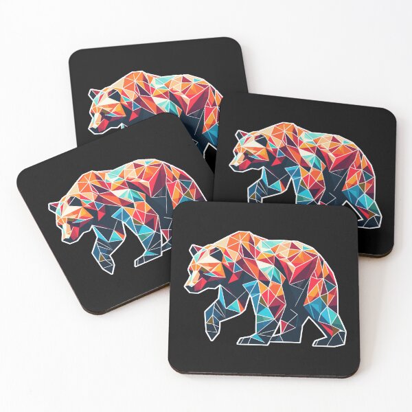 Item preview, Geometric Bear designed and sold by Esskay Designs.