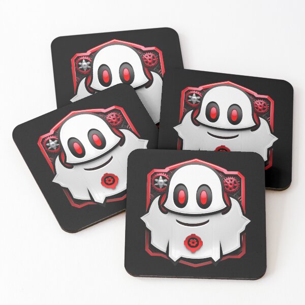 Item preview, Laughs Guaranteed: Digital Art with Red Mechanical Ghost designed and sold by Artedig.