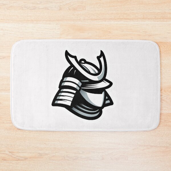 Item preview, Monochrome Samurai Helm: Stylized Kabuto Decal designed and sold by ShogunStyle.