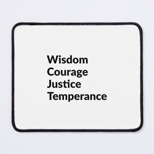 Item preview, Stoic virtues designed and sold by Inspirationmotivation.