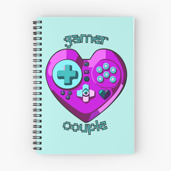 Item preview, Gamer couple heart designed and sold by Blueberry Shake.