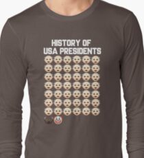 History USA President Clown Trump Long Sleeve T-Shirt