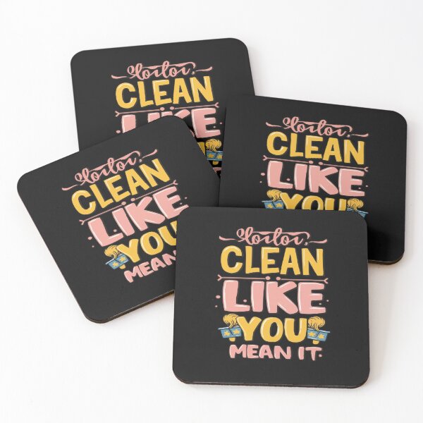Item preview, Cool shirt for those who like cleaning- 'CLEAN LIKE YOU MEAN IT' designed and sold by Gadget80.