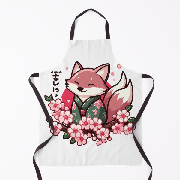 Item preview, Japanese Fox Cherry blossom Flower sakura trees Kawaii Gift designed and sold by SlocifieShop.