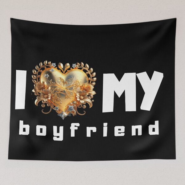 Item preview, I love my boyfriend designed and sold by Mayaart83.