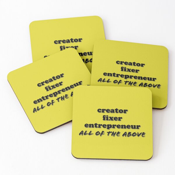 Item preview, (BF) creator innovator fixer entrepreneur all of the above designed and sold by greatvibes4u.