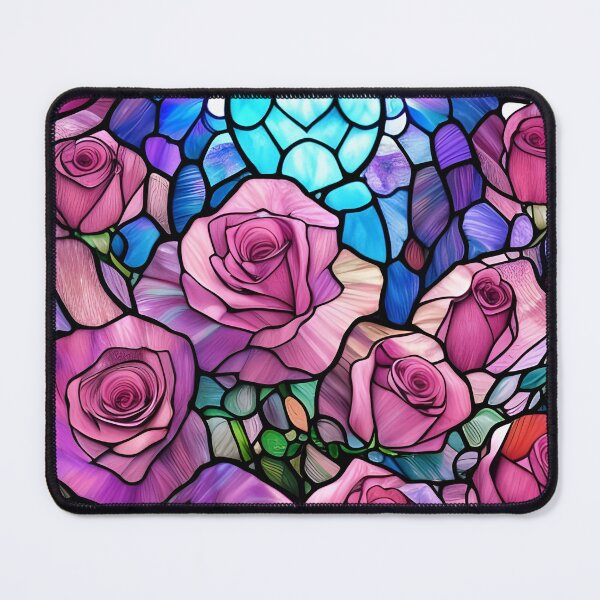 Item preview, Stained Glass Roses designed and sold by ChanceTwoArt.