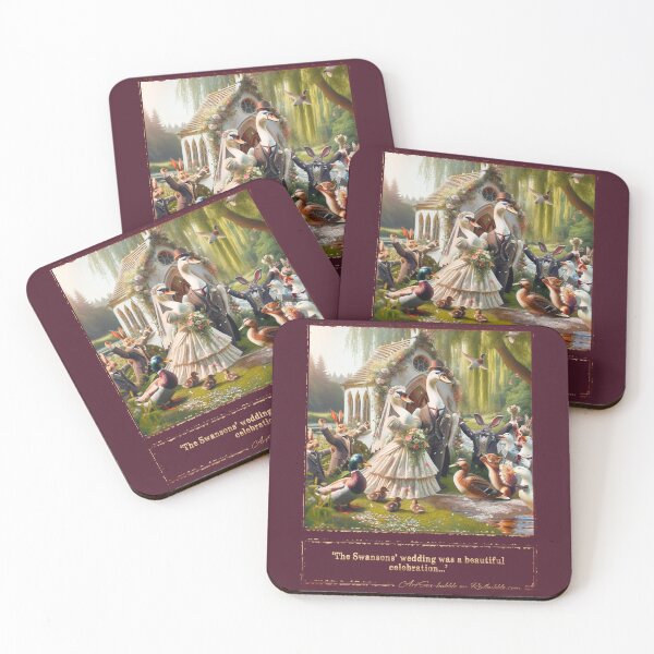 Item preview, (With text) 'The Swansons' wedding was a beautiful celebration...' designed and sold by ArtSea-Bubble.