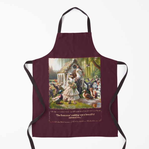 Item preview, (With text) 'The Swansons' wedding was a beautiful celebration...' designed and sold by ArtSea-Bubble.