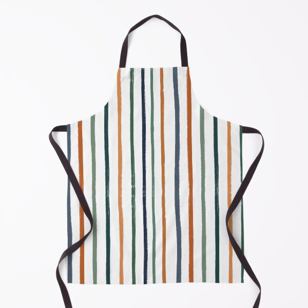 Item preview, Multi Blue, Orange and Green Stripes Pattern designed and sold by OneThreeSix.