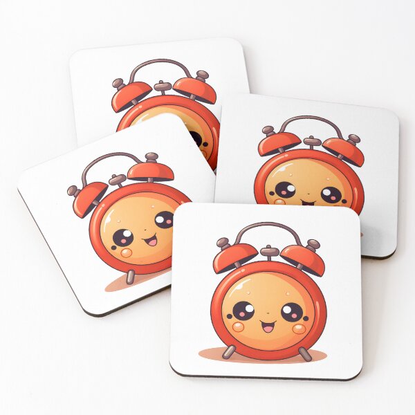 Item preview, Chibi Alarm Clock Cartoon designed and sold by CuddlesCartoons.