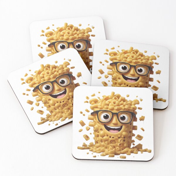 Item preview, Smiling  macaroni and cheese monster designed and sold by TomxDesign.