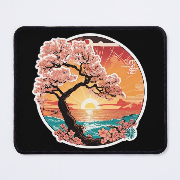 Item preview, The Beauty of Sakura on the Beach - Ocean Sunset designed and sold by NautiChic.