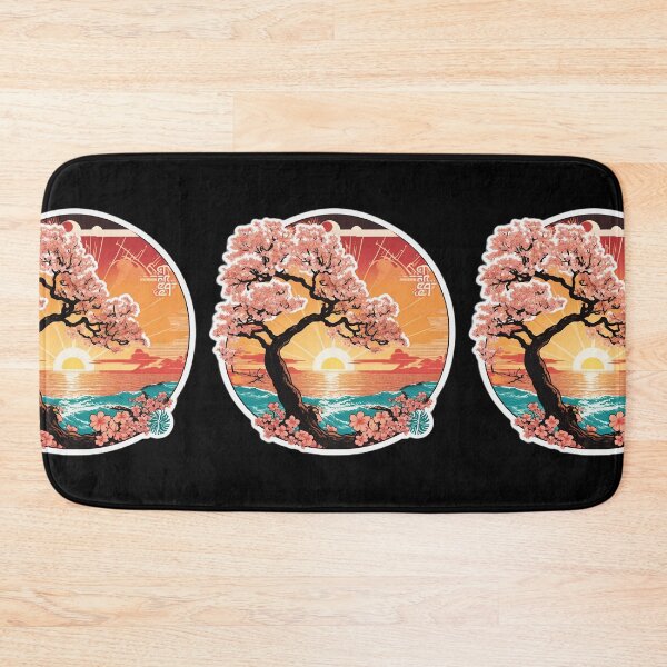 Item preview, The Beauty of Sakura on the Beach - Ocean Sunset designed and sold by NautiChic.