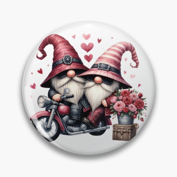 Item preview, LGBTQ+ Gays Valentine's day Gnome Love watercolor Clipart designed and sold by NandNHAUs.