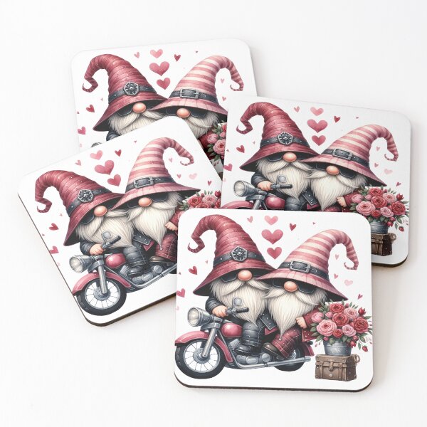 Item preview, LGBTQ+ Gays Valentine's day Gnome Love watercolor Clipart designed and sold by NandNHAUs.