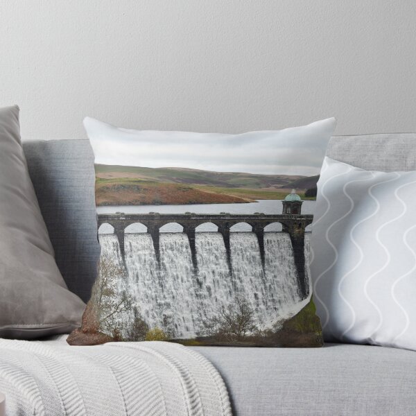 Item preview, Elan Valley Graig Goch Dam and Overflowing Water Mid Wales designed and sold by Cameranick.