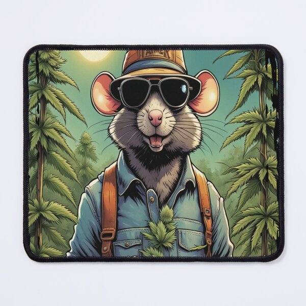 Item preview, Rat Farmer Pot Cannabis Marijuana Grower Strain Original Best Design designed and sold by DabGraphic.