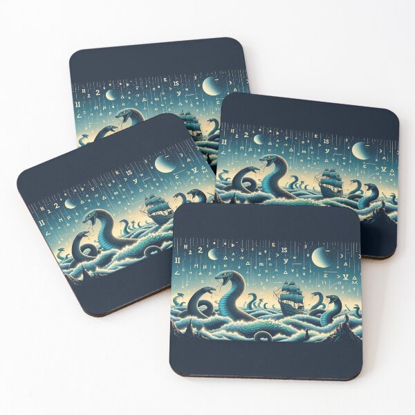 Item preview, Numeric Odyssey: Voyage Through the Algorithmic Sea designed and sold by TuringTacoTales.
