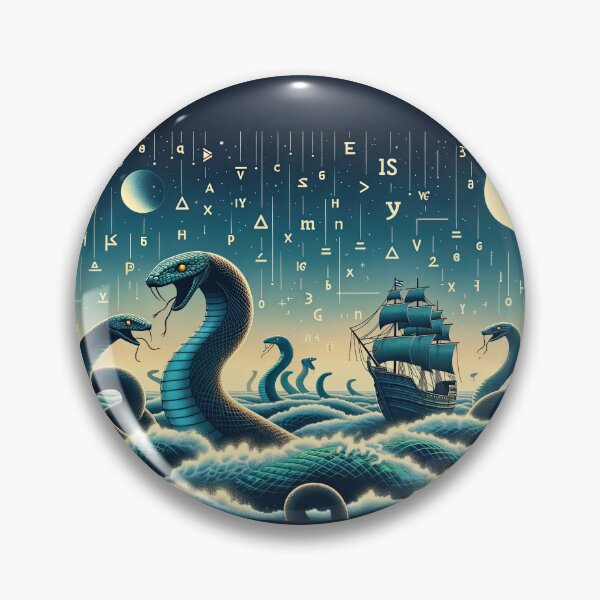Item preview, Numeric Odyssey: Voyage Through the Algorithmic Sea designed and sold by TuringTacoTales.