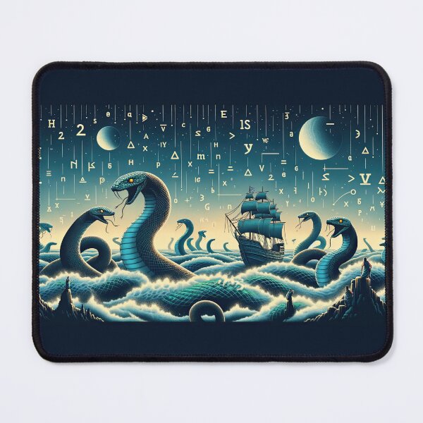 Item preview, Numeric Odyssey: Voyage Through the Algorithmic Sea designed and sold by TuringTacoTales.