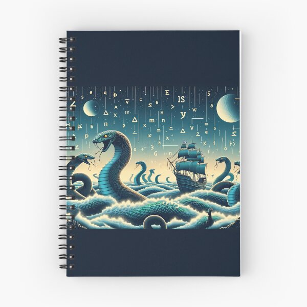 Item preview, Numeric Odyssey: Voyage Through the Algorithmic Sea designed and sold by TuringTacoTales.