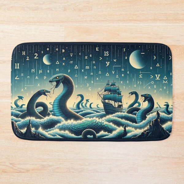 Item preview, Numeric Odyssey: Voyage Through the Algorithmic Sea designed and sold by TuringTacoTales.