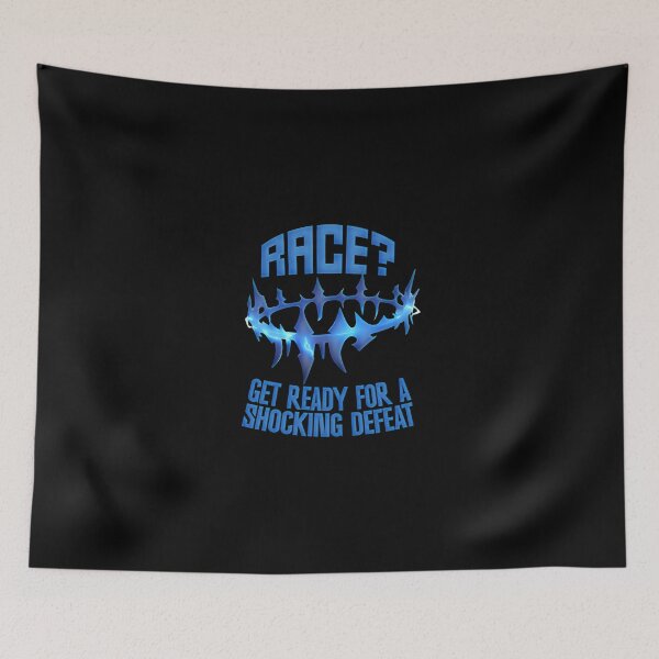 Item preview, Race? Get Ready For A Shocking Defeat - Elektra Kit Design (Navy) designed and sold by TyxShop.