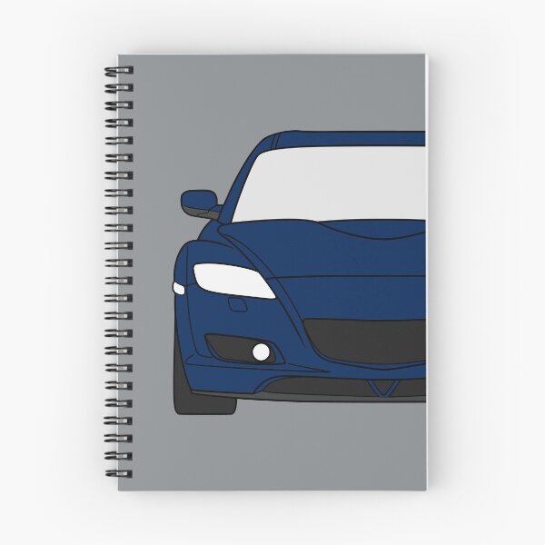 Aperçu de l'œuvre Mazda RX-8 2002-2008 bleu foncé créée et vendue par EdimDesign.