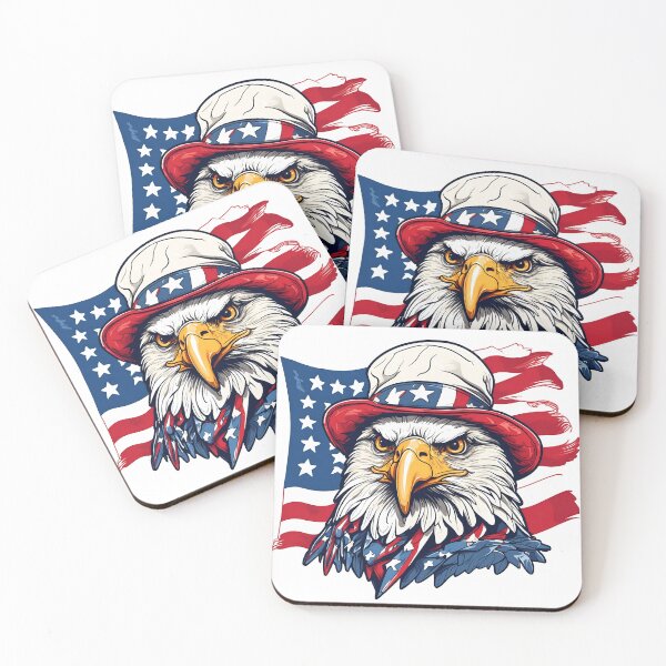 Item preview, Eagle and US flag designed and sold by Laufer15.