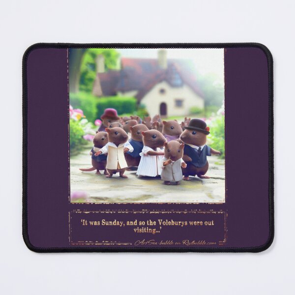 Item preview, (With text) 'It was Sunday, and so the Voleburys were out visiting...' designed and sold by ArtSea-Bubble.