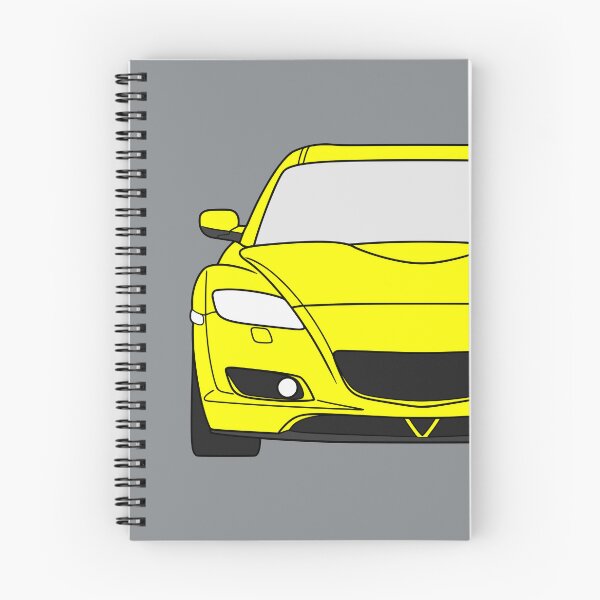 Artikelvorschau, Mazda RX-8 2002-2008 gelb entworfen und verkauft von EdimDesign.