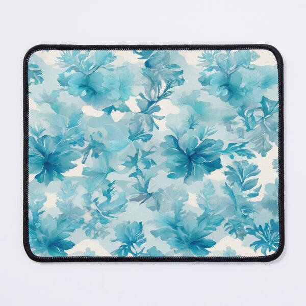 Item preview, Damask - Sky Blue Abstract Pattern ; Floral Decorative arabesque designed and sold by PatternInArt.