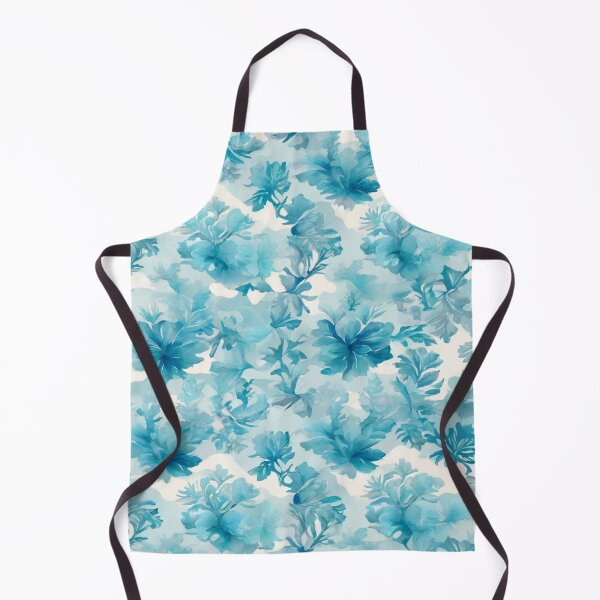 Item preview, Damask - Sky Blue Abstract Pattern ; Floral Decorative arabesque designed and sold by PatternInArt.