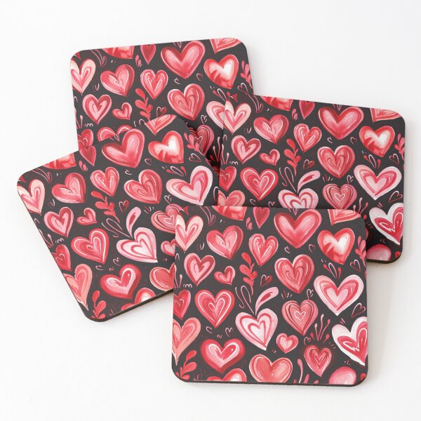 Item preview, Crimson Love: A Symphony of Hearts designed and sold by ColorfulVanilla.
