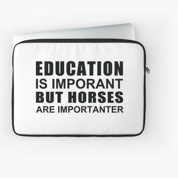 Aperçu de l'œuvre L'éducation est importante mais les chevaux le sont encore plus créée et vendue par SakuraPxl.